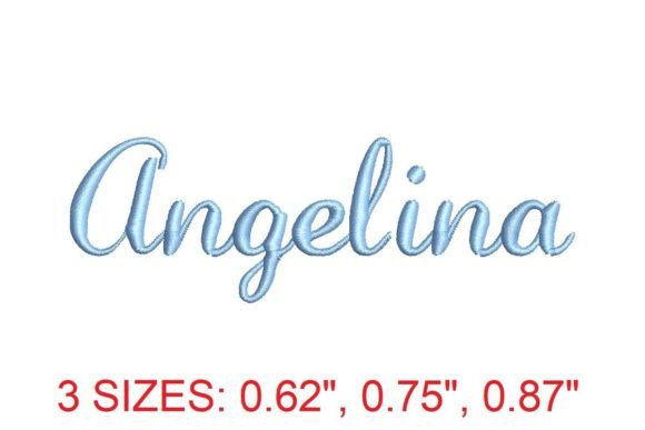 Angelina Embroidery Font Review for Etsy Sellers
