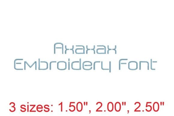 Axaxax Embroidery Font: A Designer’s Review