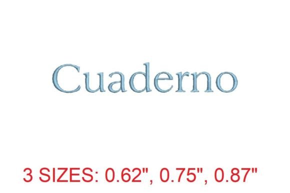 Cuaderno Embroidery Font: A Seller’s Review