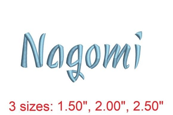 Nagomi Embroidery Font Review for Holiday Sellers
