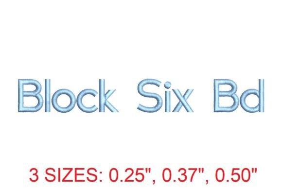 Review: Block Six Bold Embroidery Font for Holiday Sales