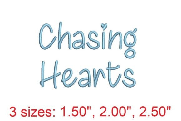 Review: Chasing Heart Embroidery Font for Holiday Sales