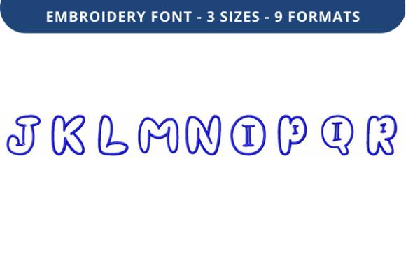 Review: Pop That Bubble Font J to R for Etsy Sellers