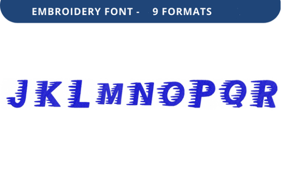 Review: Winter Sprinter Font J-R for Holiday Embroidery