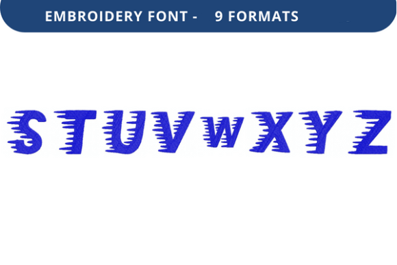 Review: Winter Sprinter Font S-Z for Embroidery