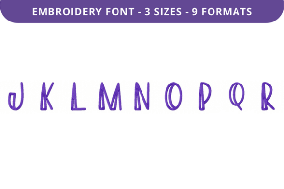 Reviewing Ease My Mind Font Uppercase J to R