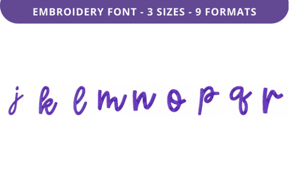 Reviewing Greatly Beloved Font Lowercase J to R