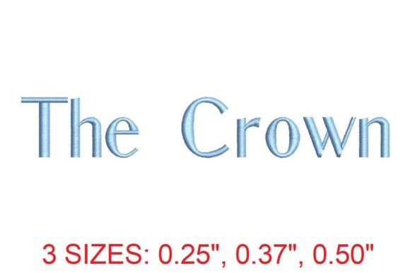 Reviewing The Crown Embroidery Font for Holiday Sales