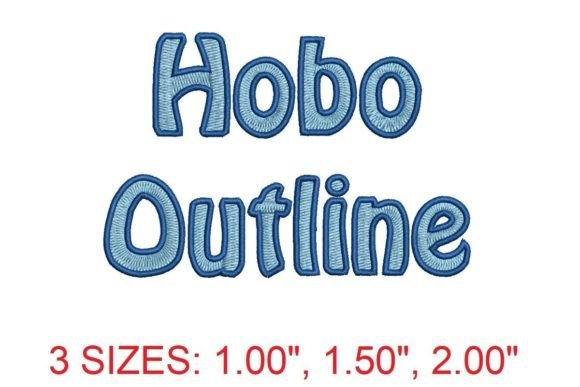 Reviewing the Hobo Outline Embroidery Font