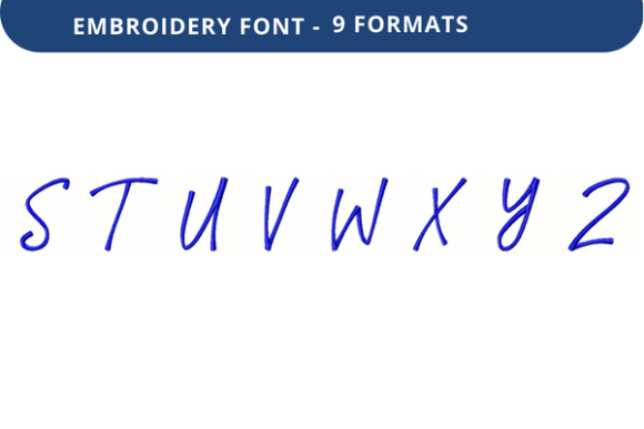 Victorina Font S to Z: A Holiday Embroidery Review